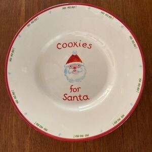 Pottery barn kids cookies for Santa dish